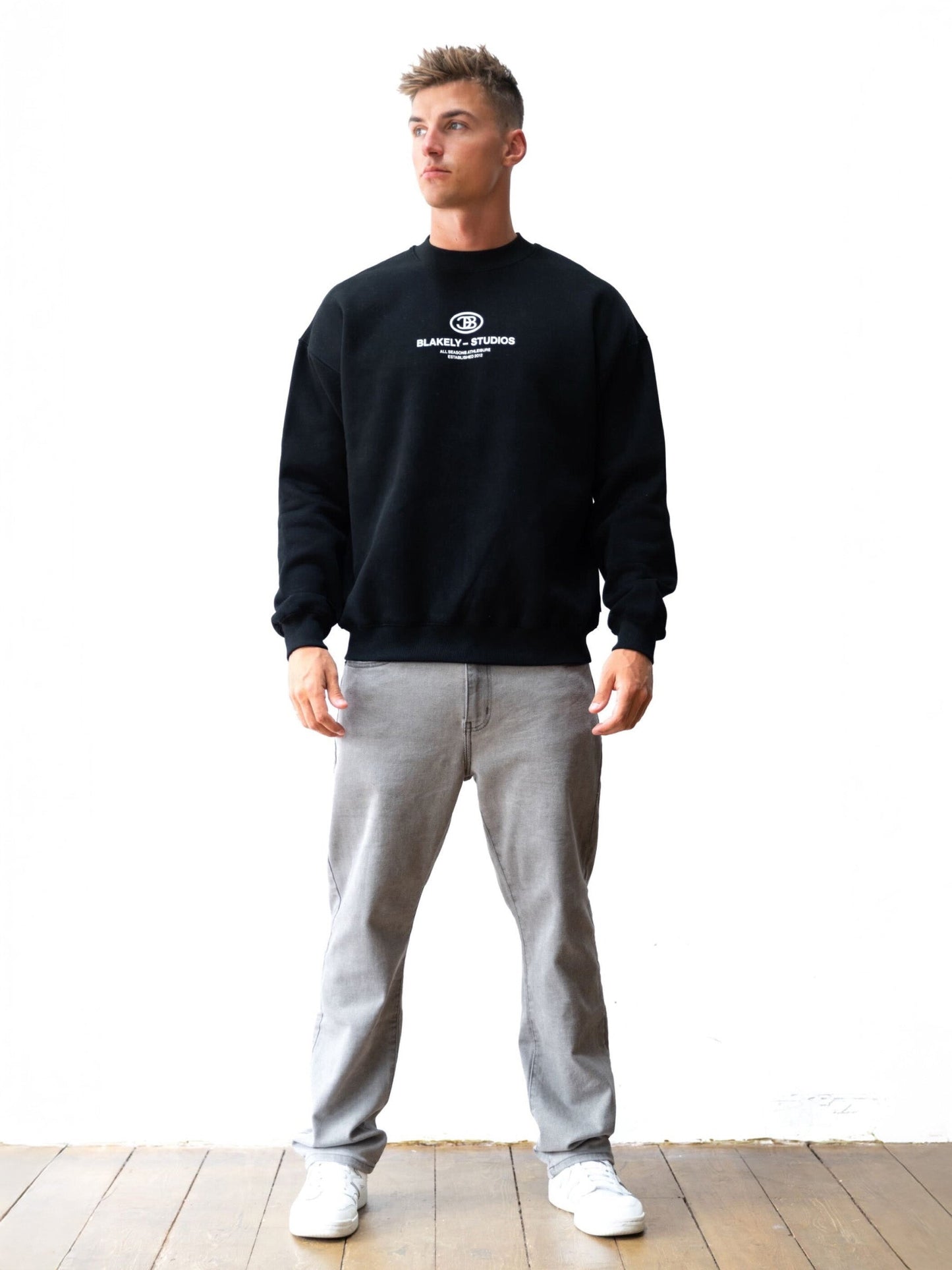 Mercer Relaxed Sweater - Black