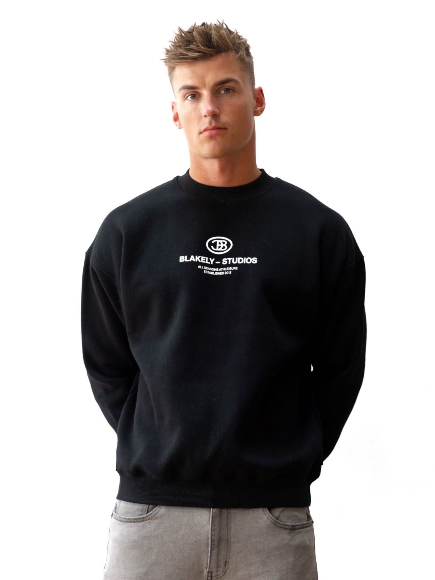 Mercer Relaxed Sweater - Black