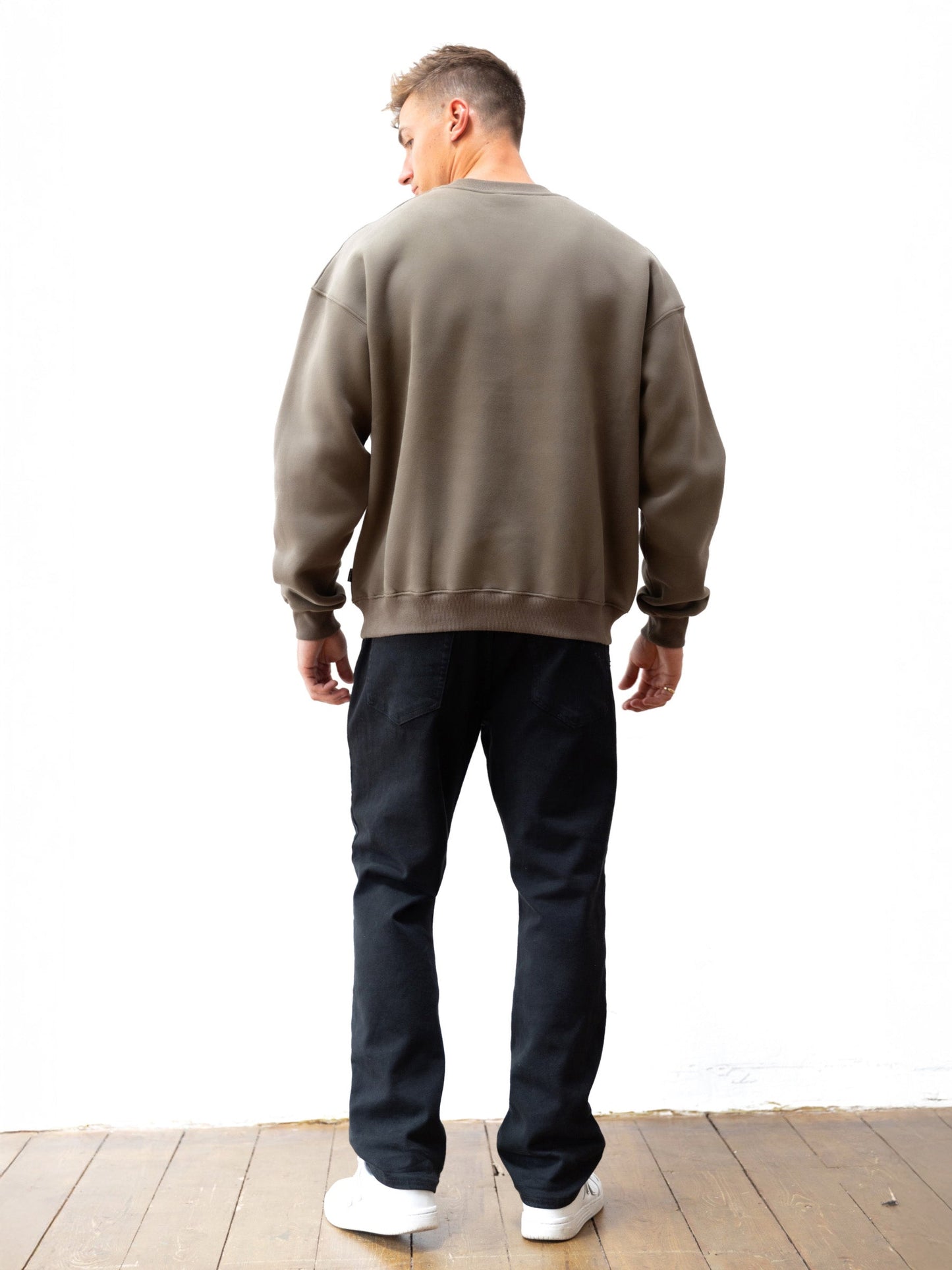 Mercer Relaxed Sweater - Khaki Brown