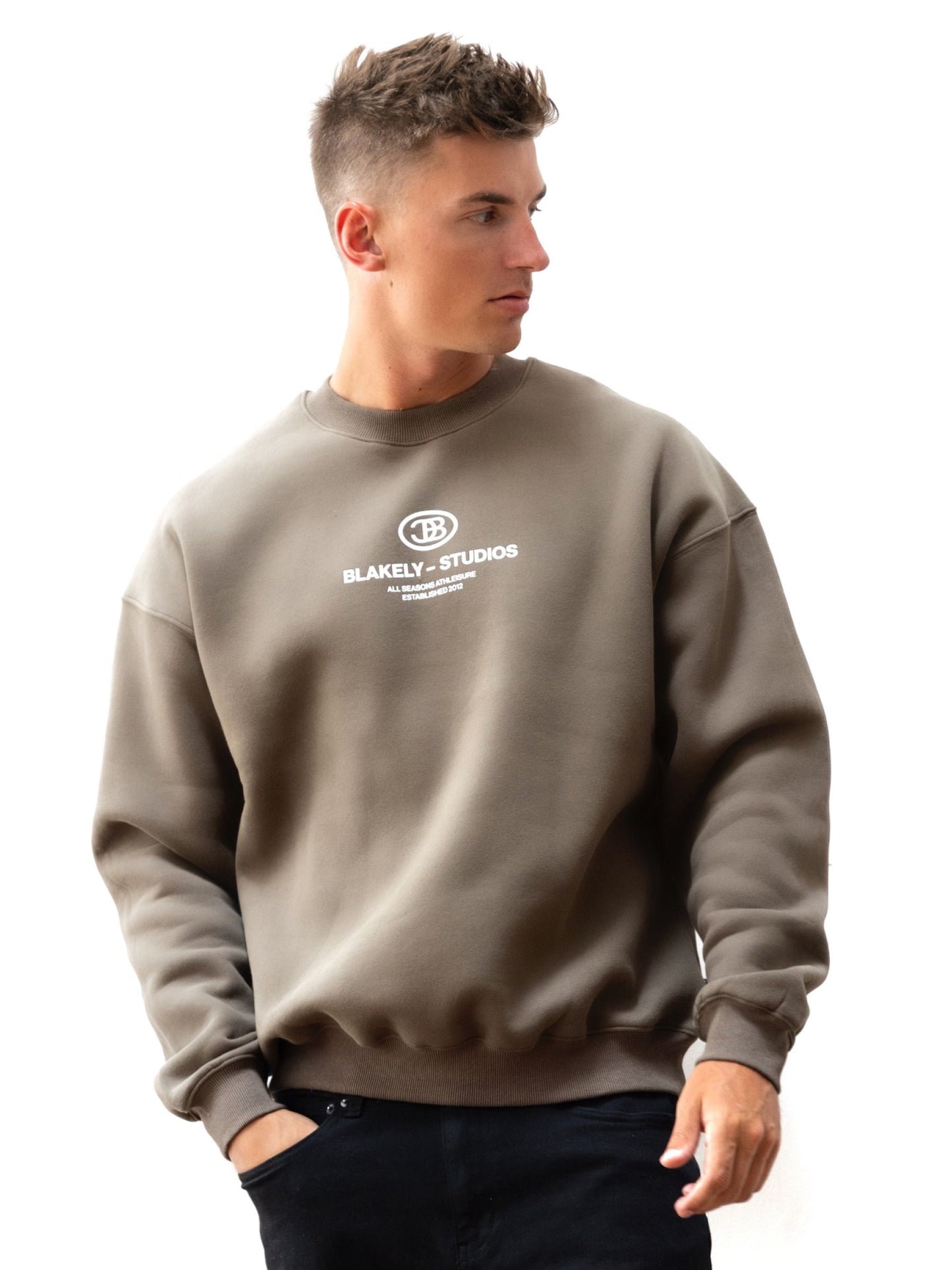 Mercer Relaxed Sweater - Khaki Brown