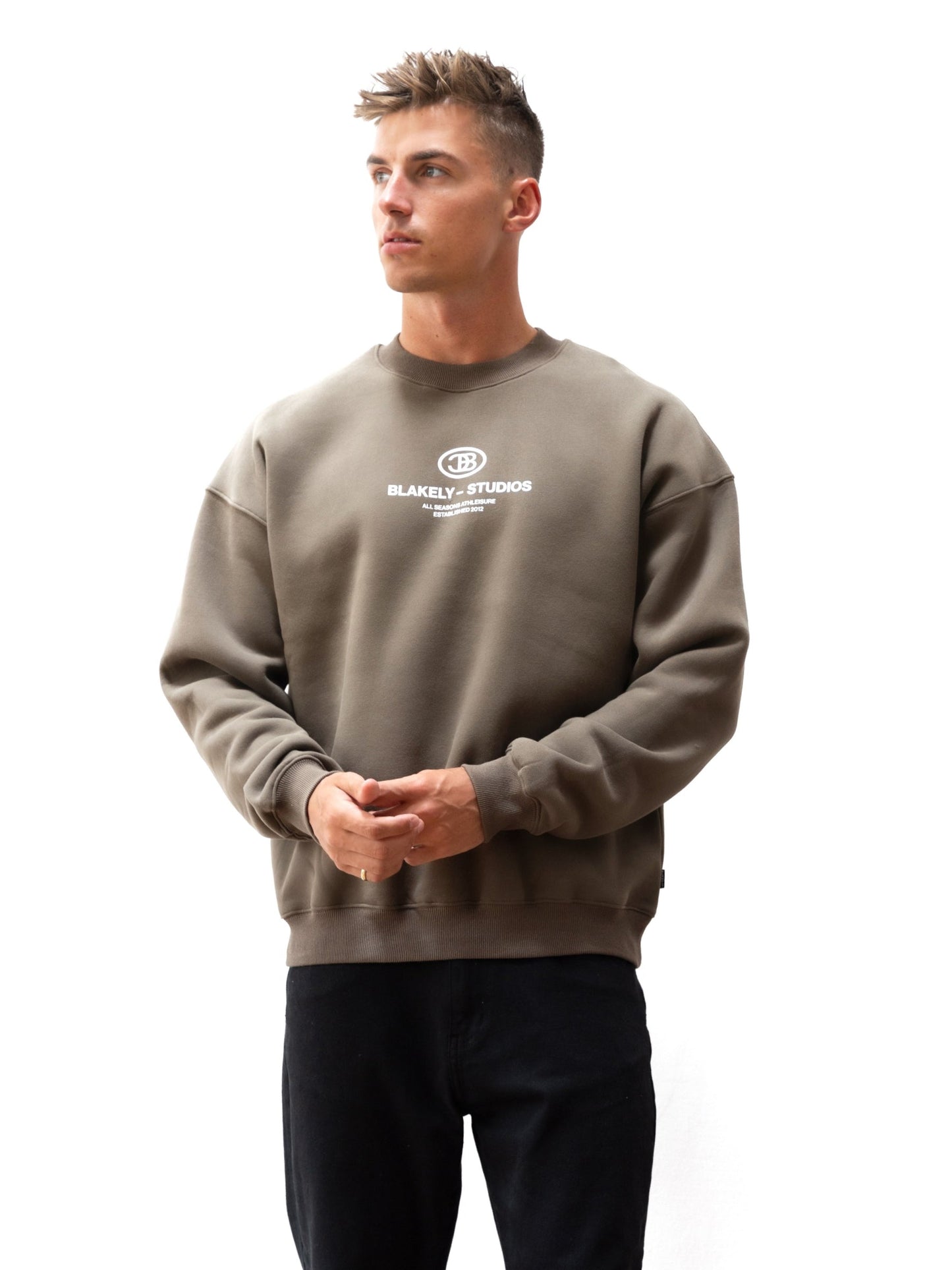 Mercer Relaxed Sweater - Khaki Brown