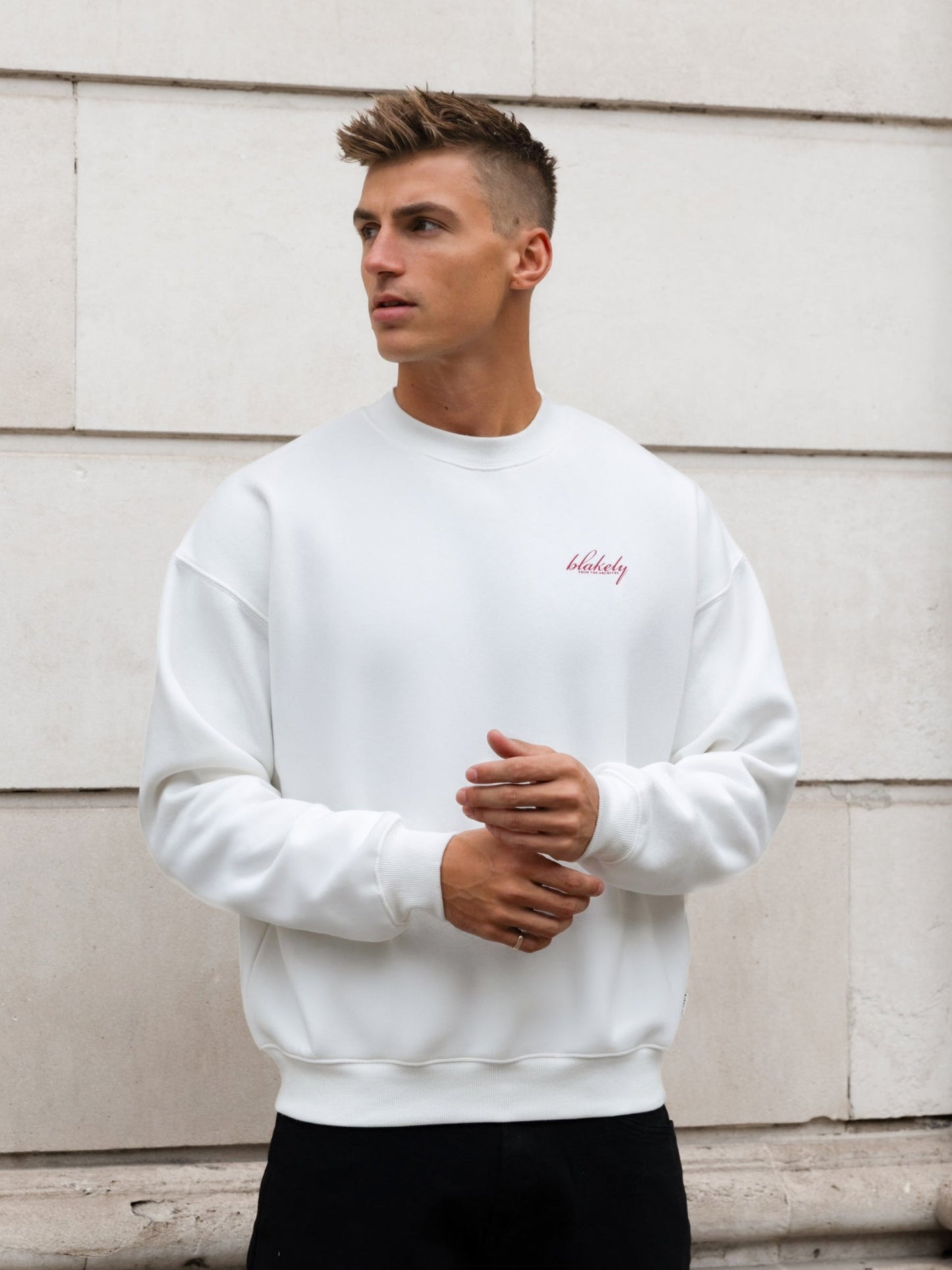 Austin Relaxed Sweater - Flat White