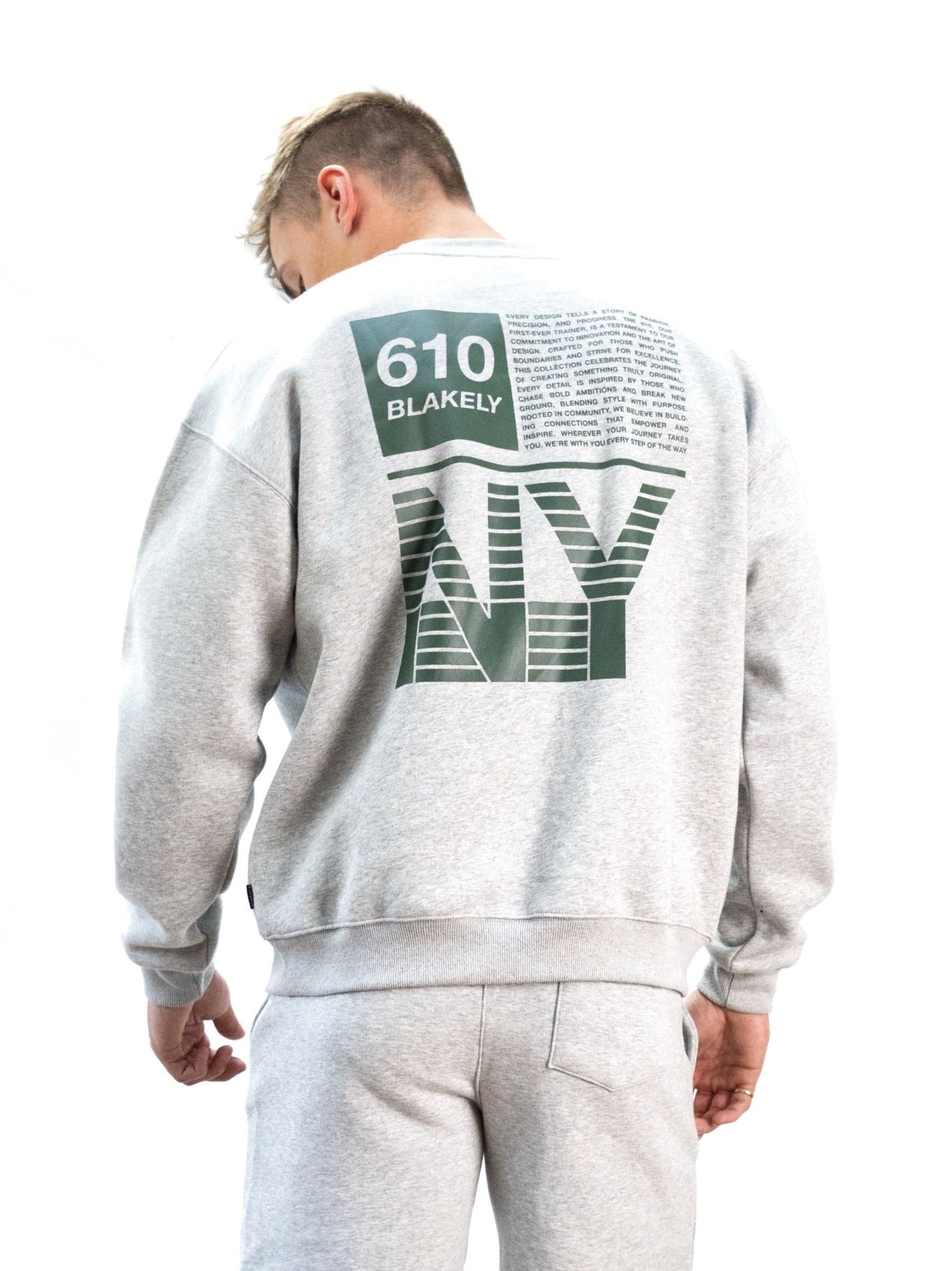 Tribeca 610 Relaxed Sweater - Marl Grey