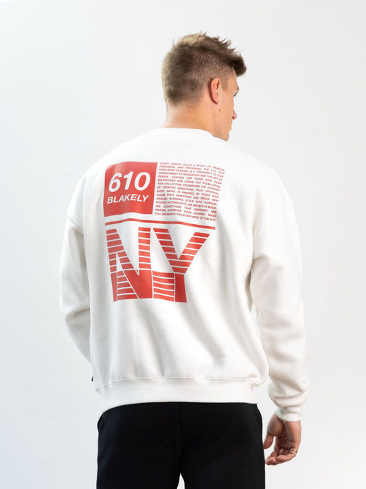 Tribeca 610 Relaxed Sweater - Flat White