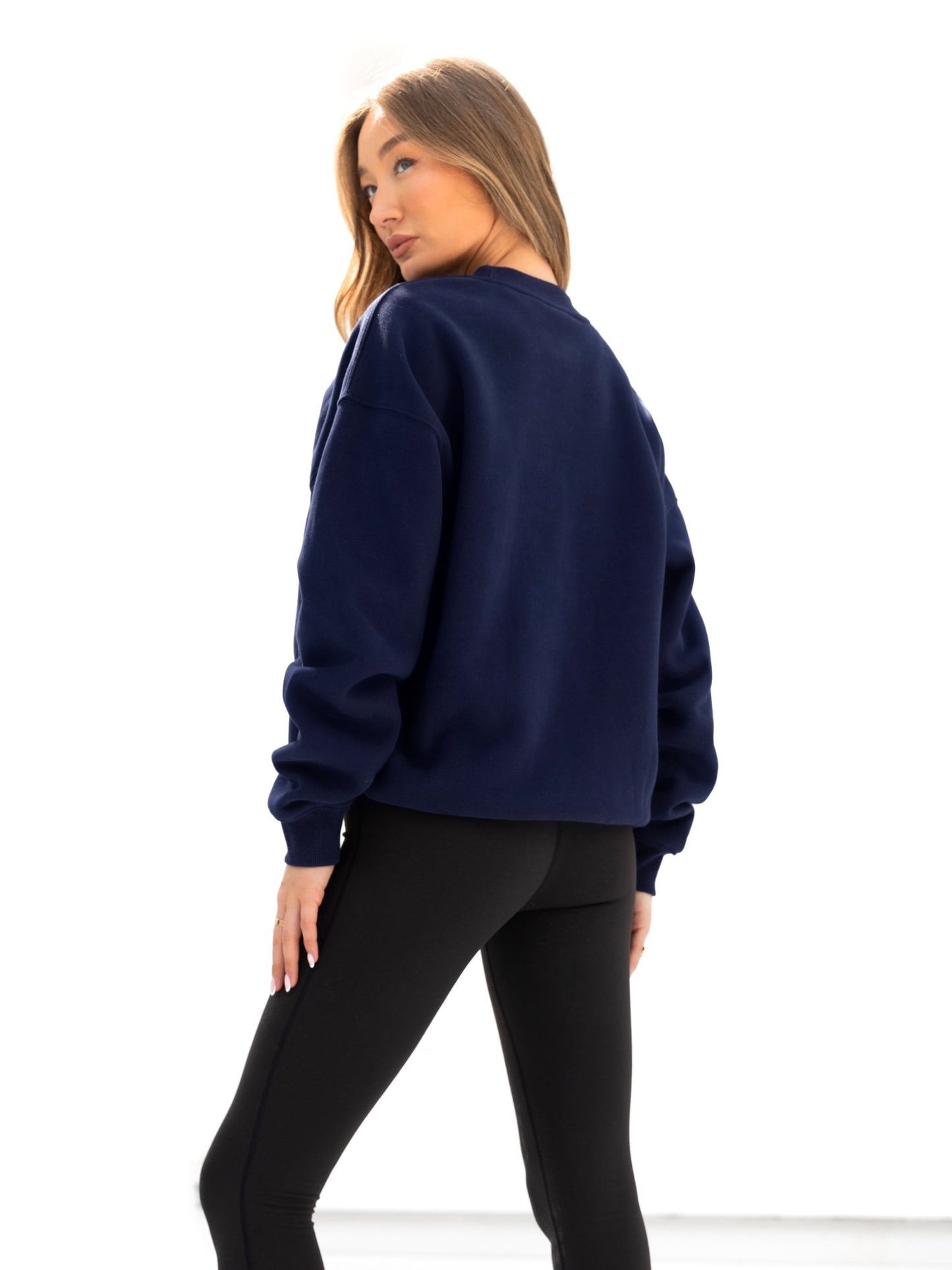 Brooklyn 610 Oversized Sweater - Navy