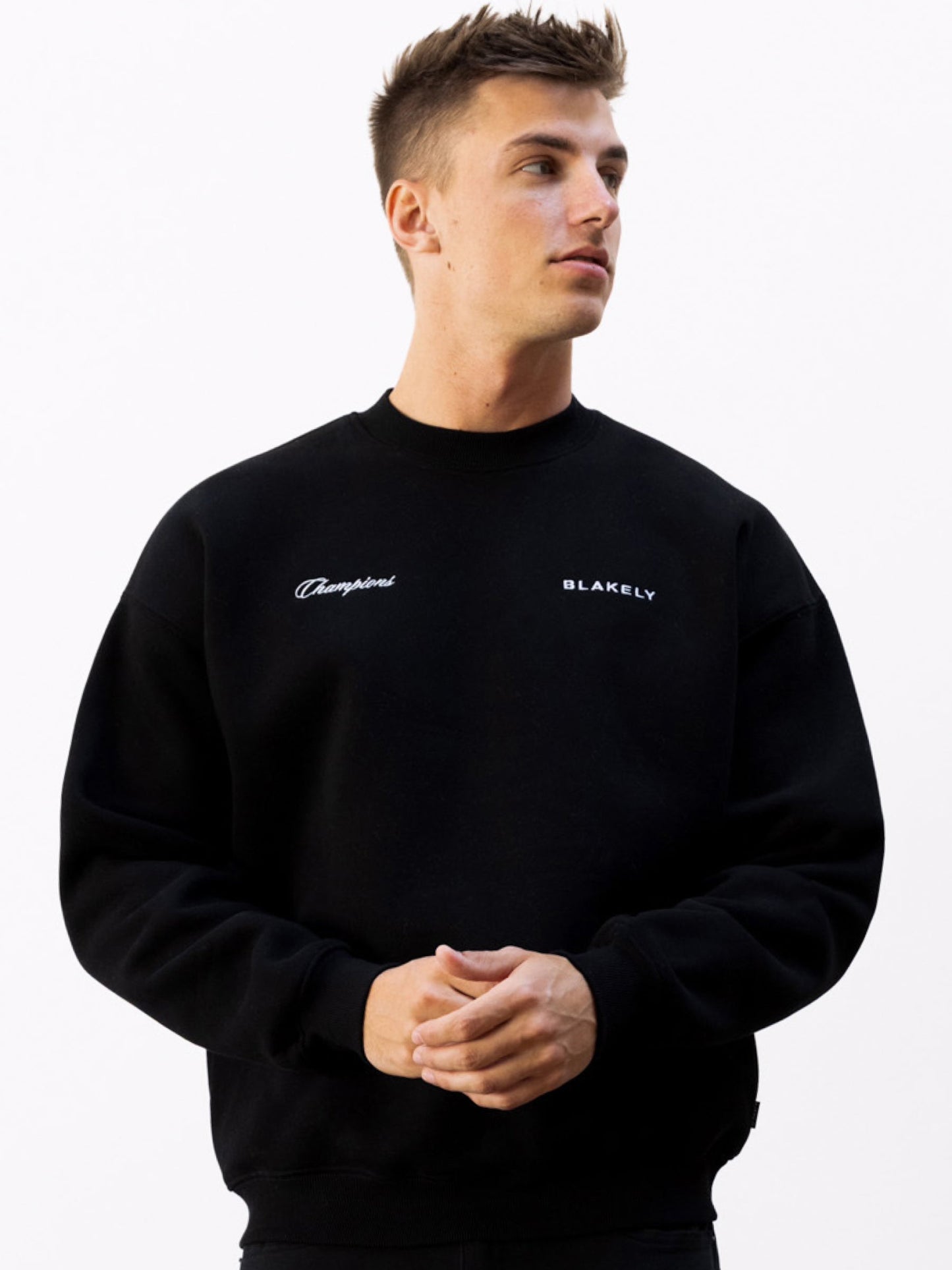 Champions Legacy Relaxed Sweater - Black