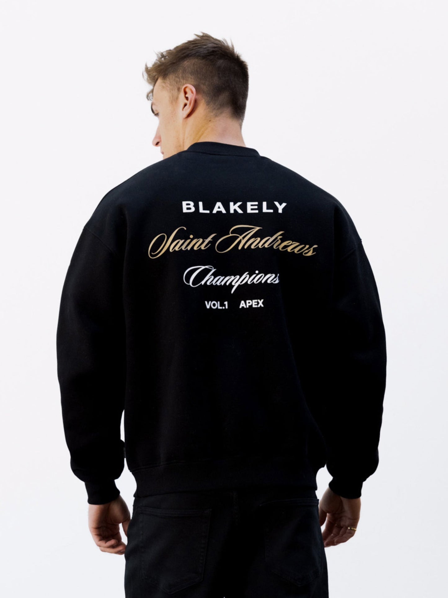 Champions Legacy Relaxed Sweater - Black