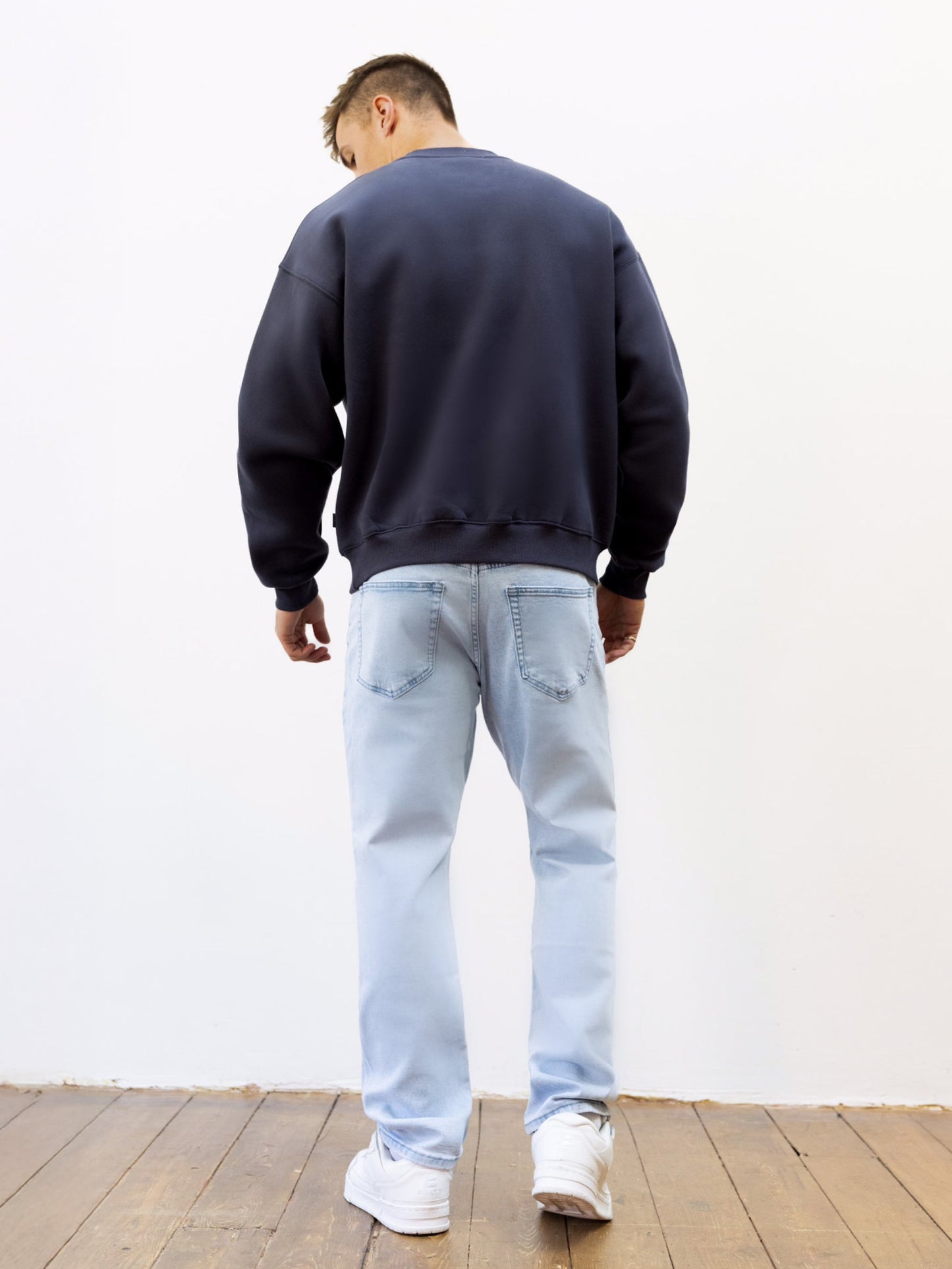 Legacy Relaxed Sweater - True Navy