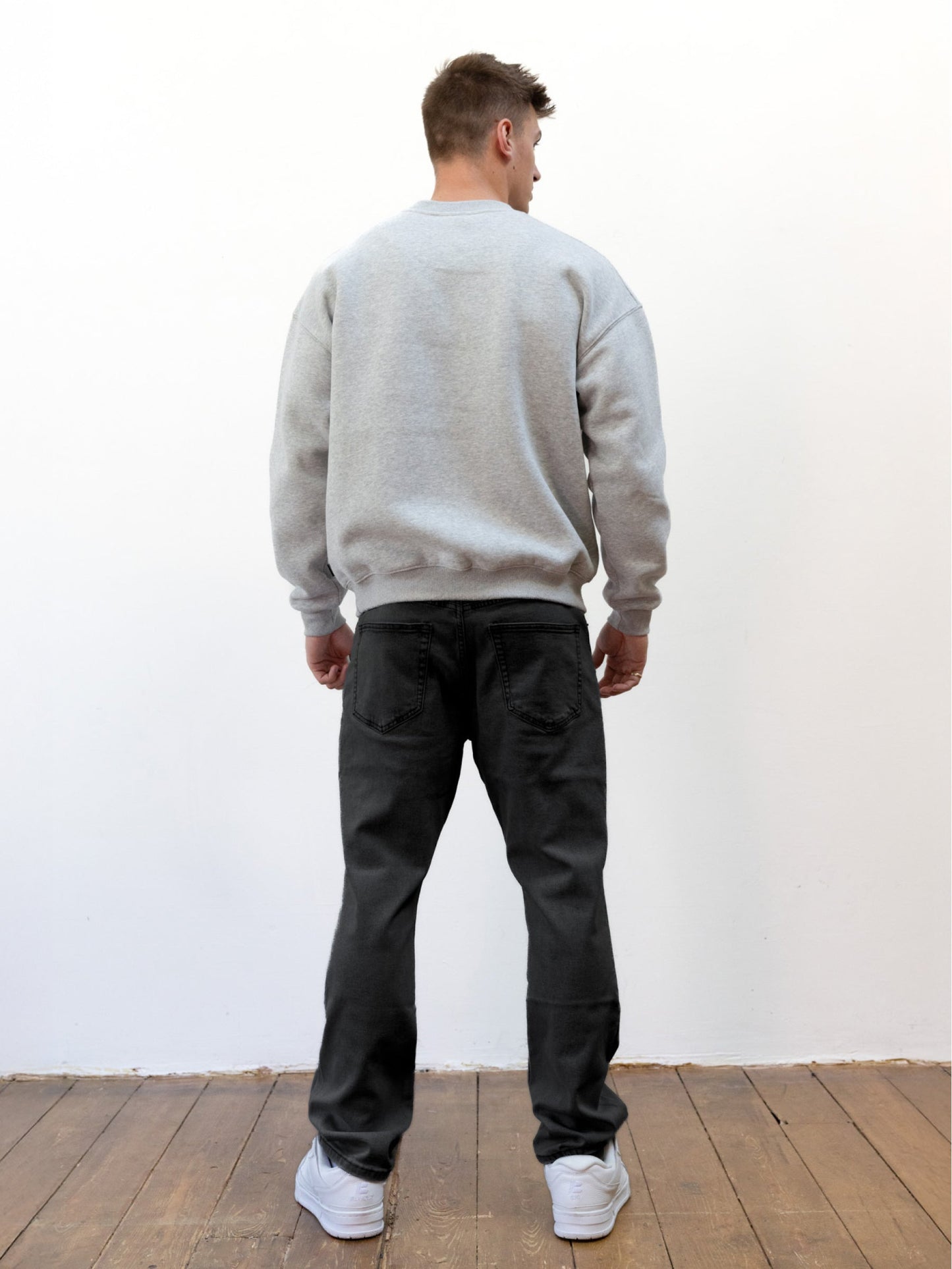 Studio Relaxed Sweater - Marl Grey