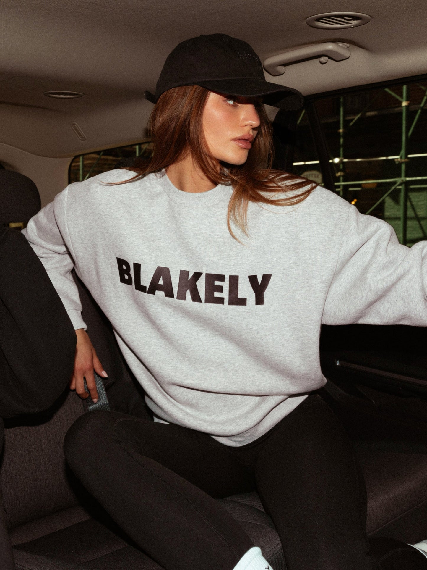 Studio Oversized Jumper - Marl Grey