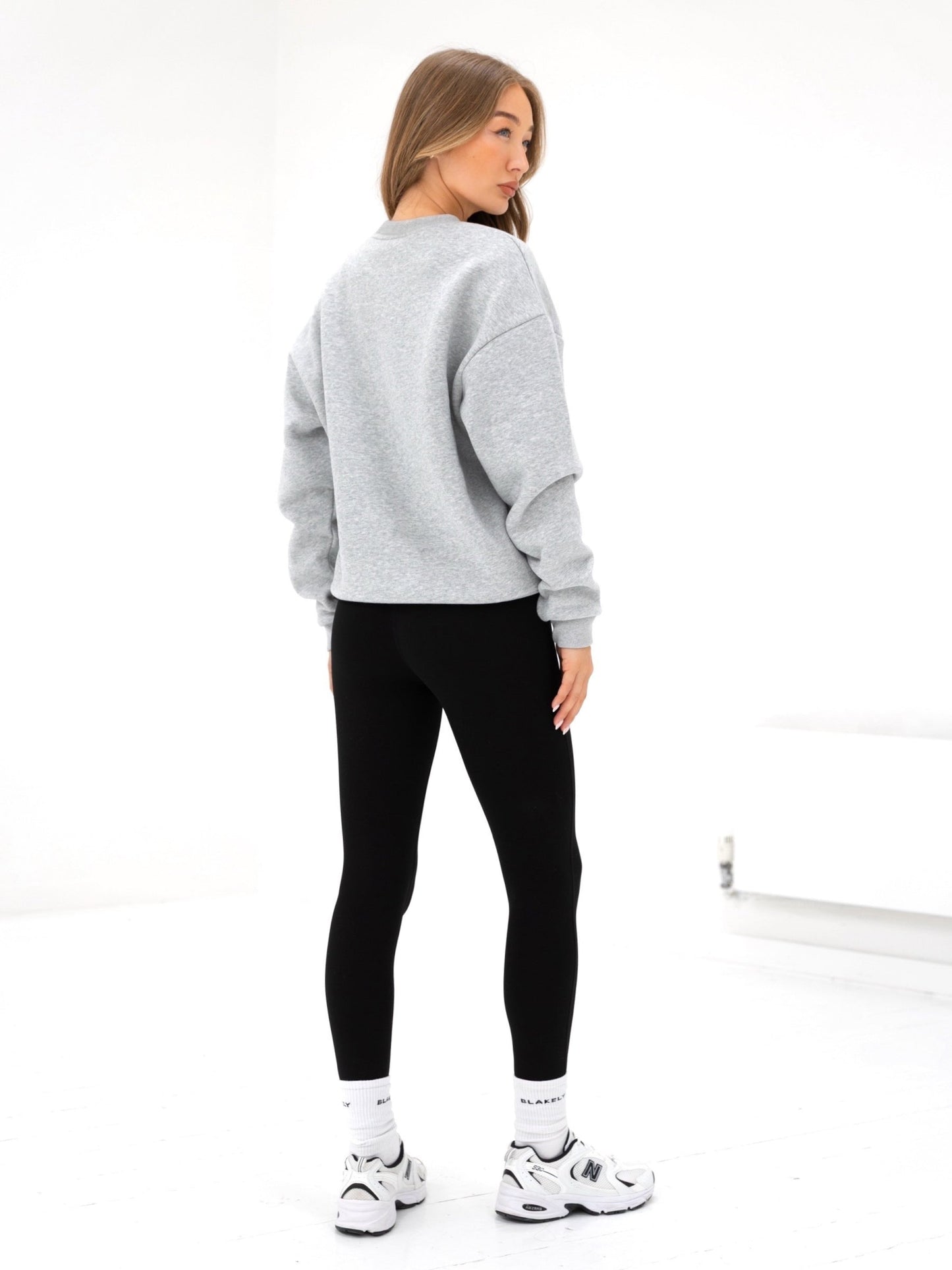 Studio Oversized Jumper - Marl Grey