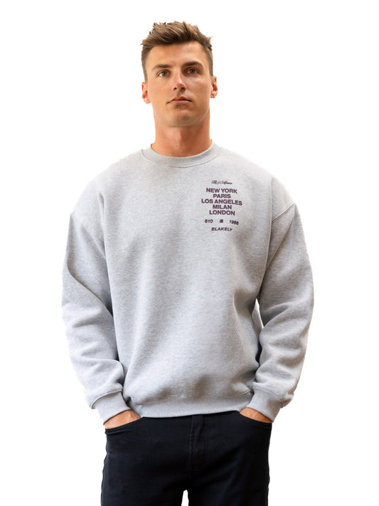 Apex 610 Relaxed Sweater - Marl Grey