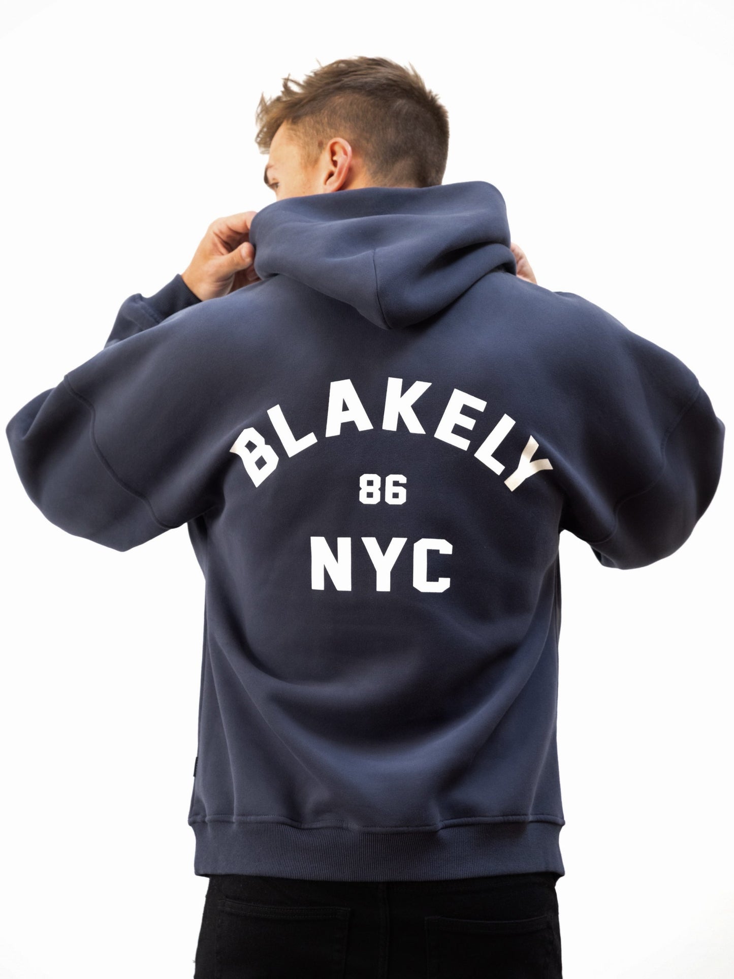 NYC Relaxed Hoodie - True Navy