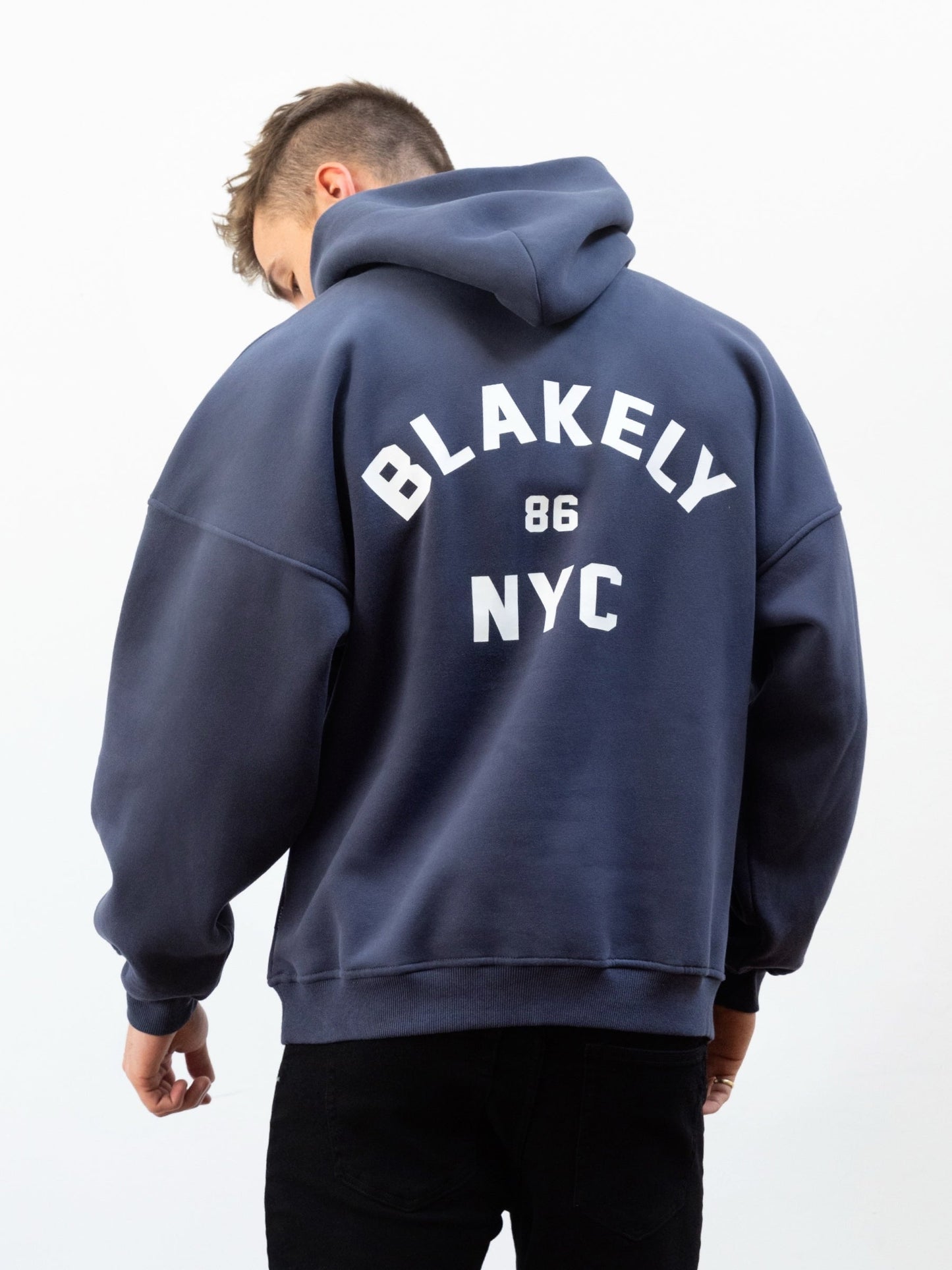 NYC Relaxed Hoodie - True Navy