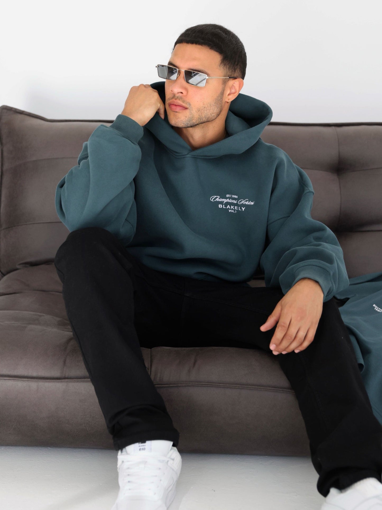 Champions Relaxed Hoodie - Teal Green