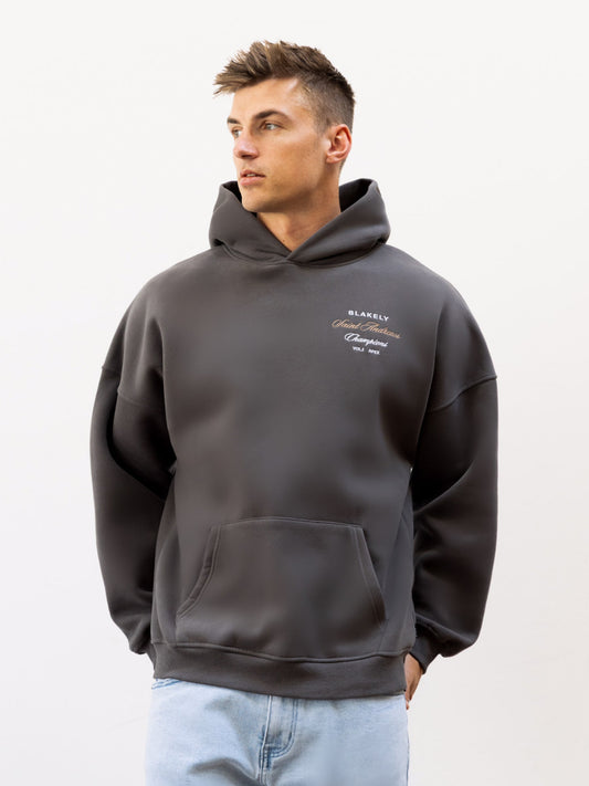 Legacy Relaxed Hoodie - Charcoal