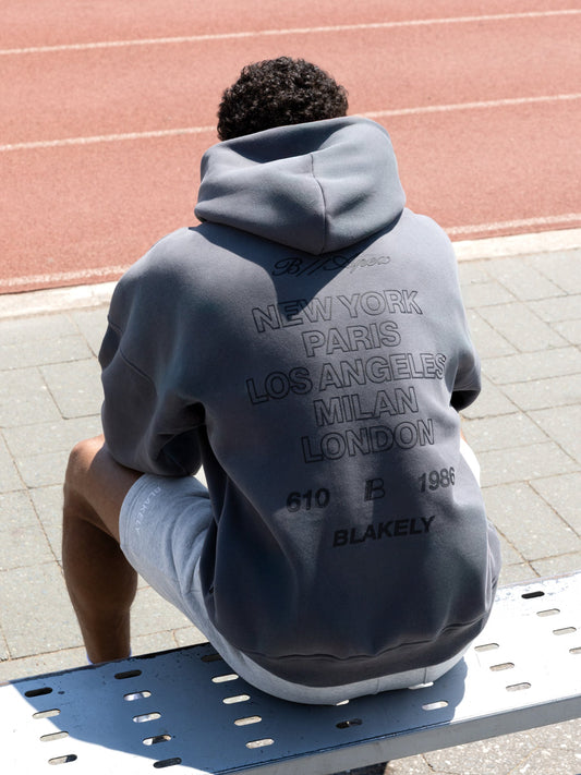 Apex City Relaxed Hoodie - Charcoal