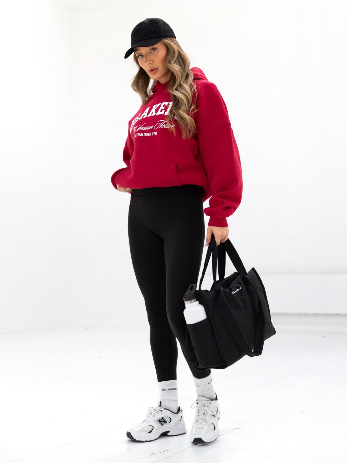 Melrose Oversized Hoodie - Cherry Red