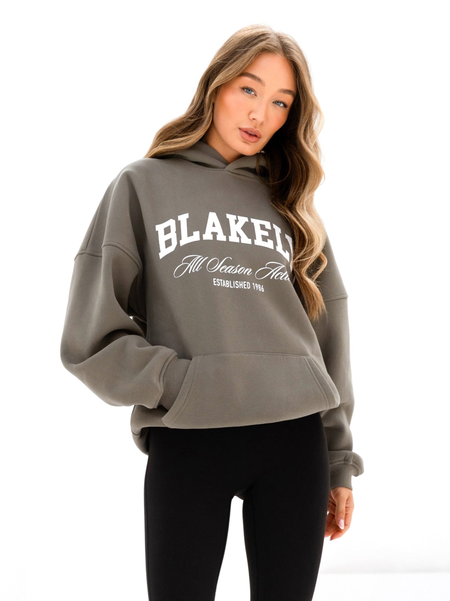 Melrose Oversized Hoodie - Safari Green