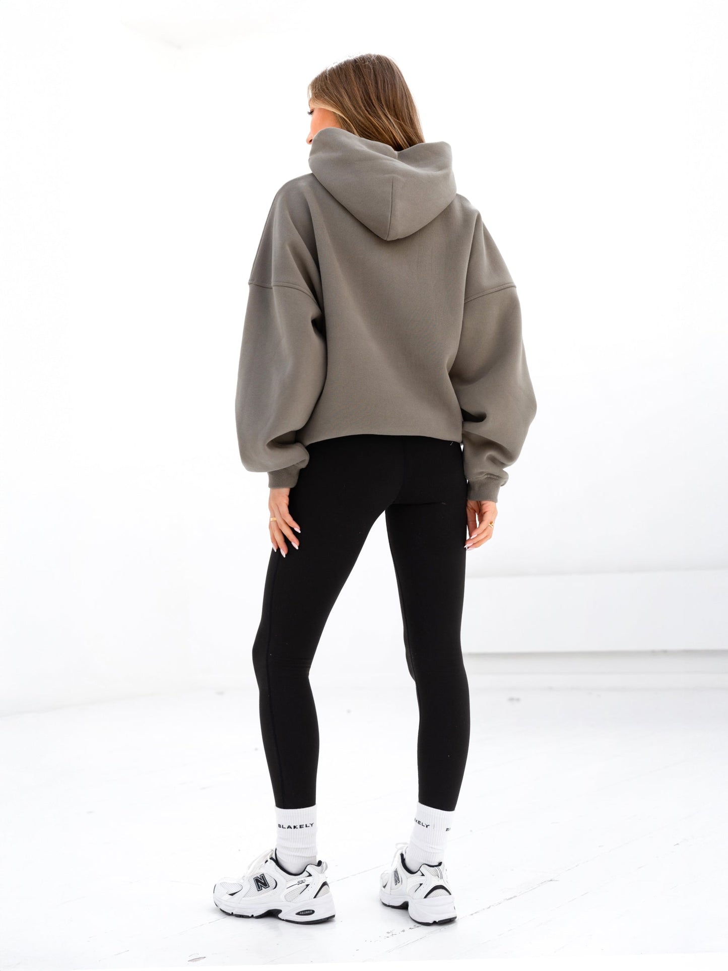 Melrose Oversized Hoodie - Safari Green