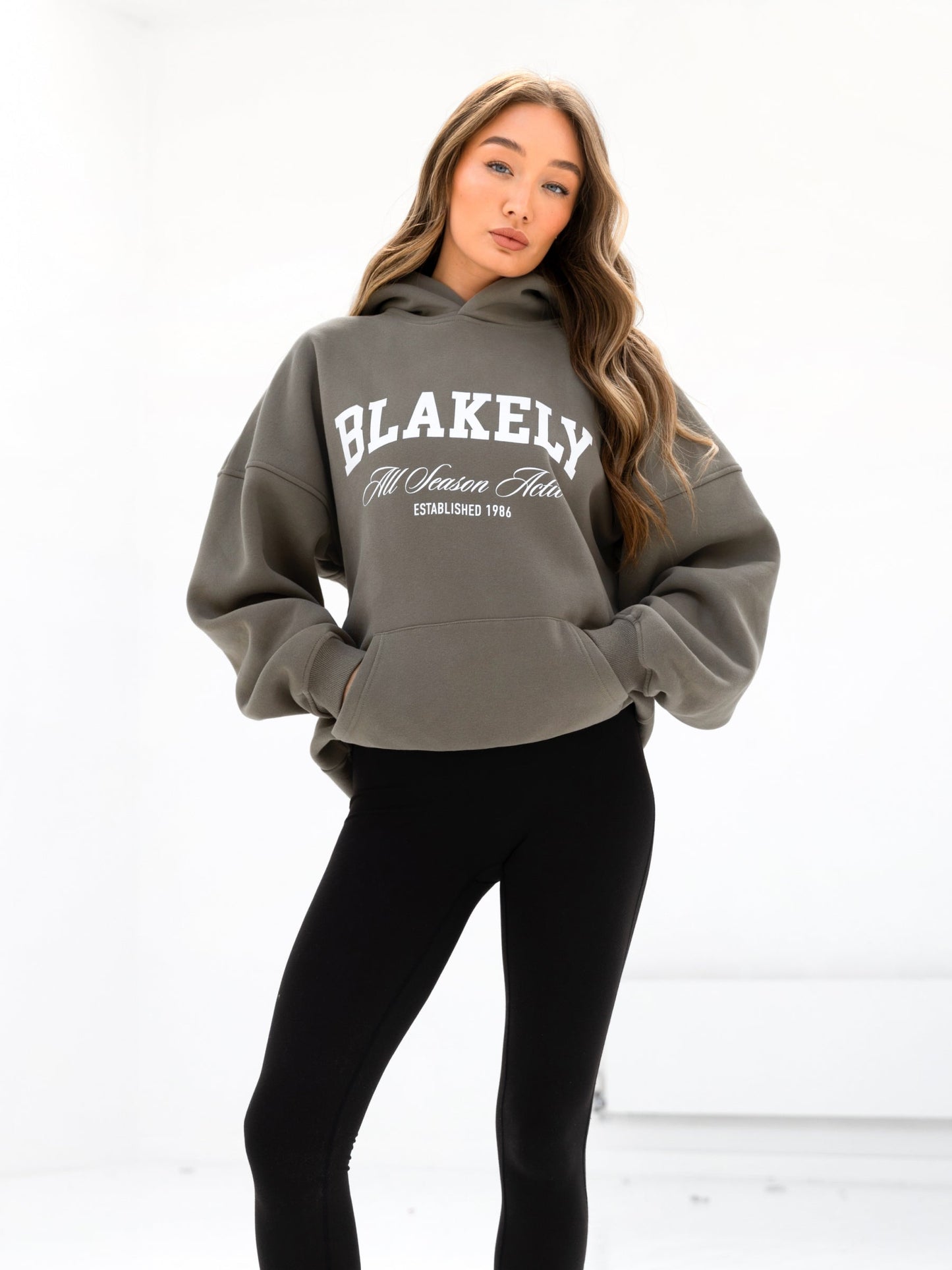 Melrose Oversized Hoodie - Safari Green