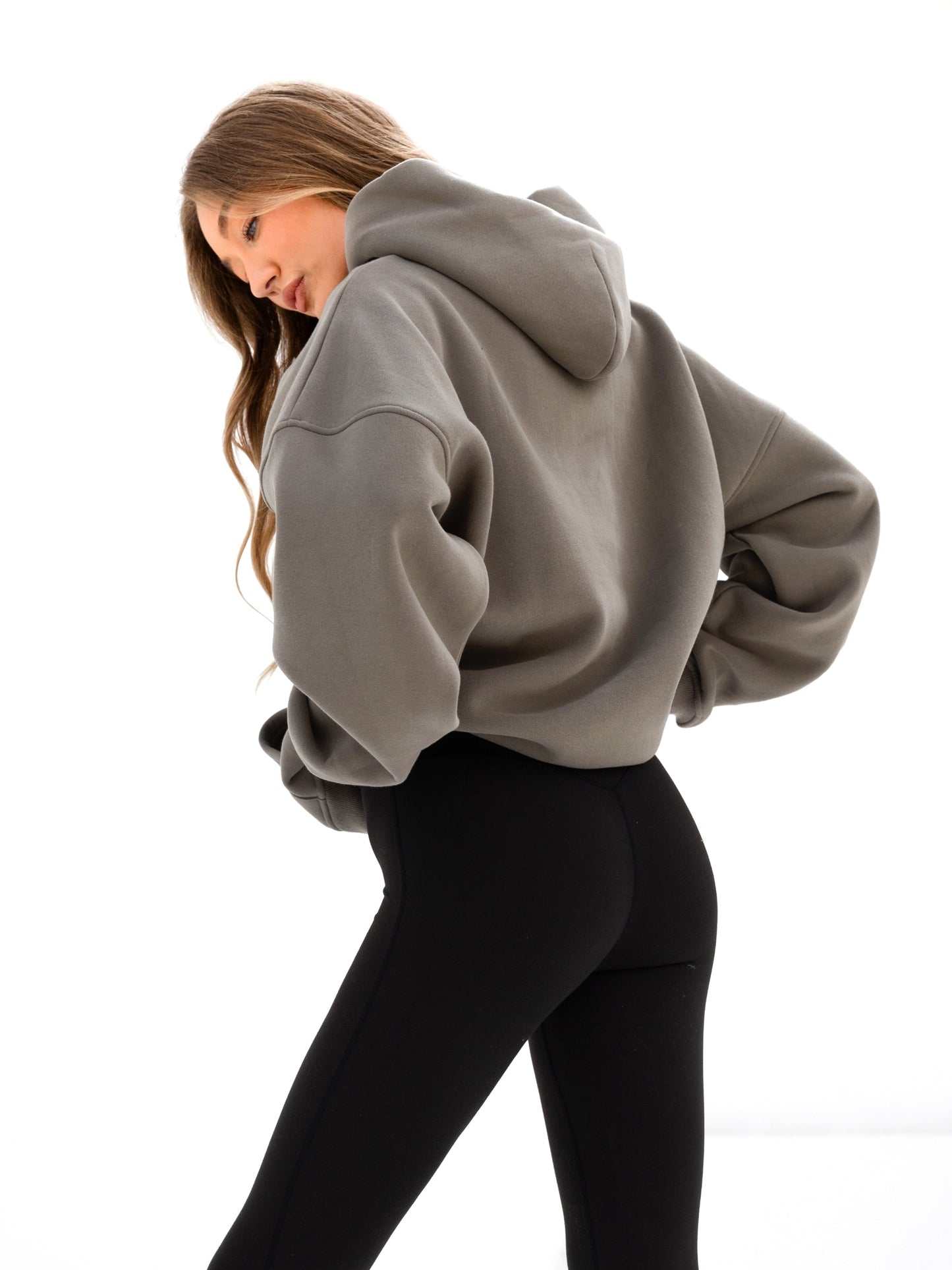 Melrose Oversized Hoodie - Safari Green