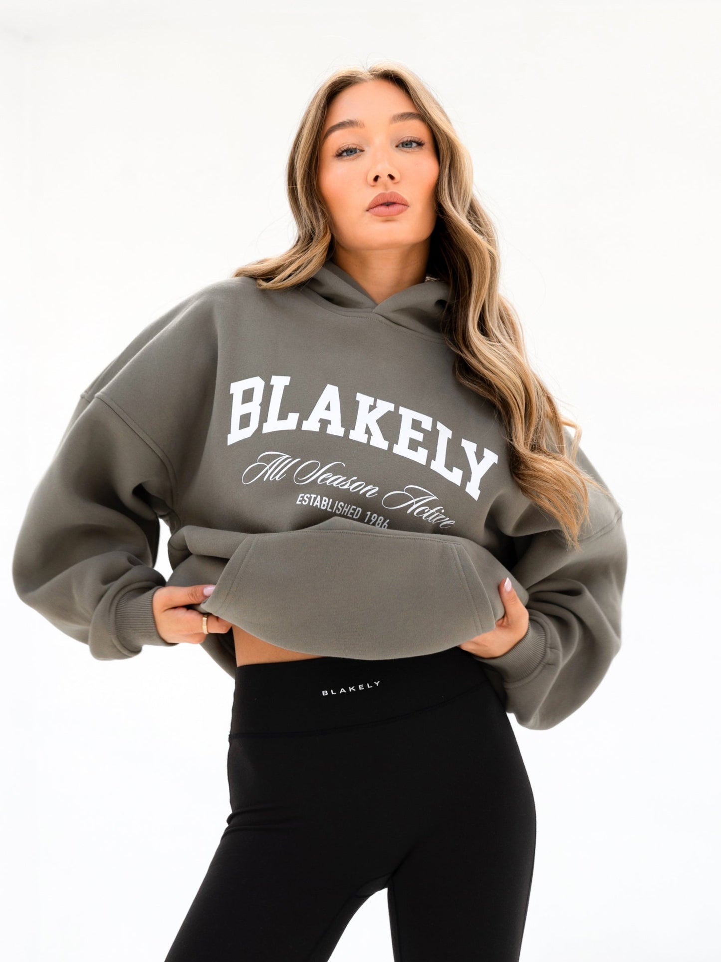 Melrose Oversized Hoodie - Safari Green