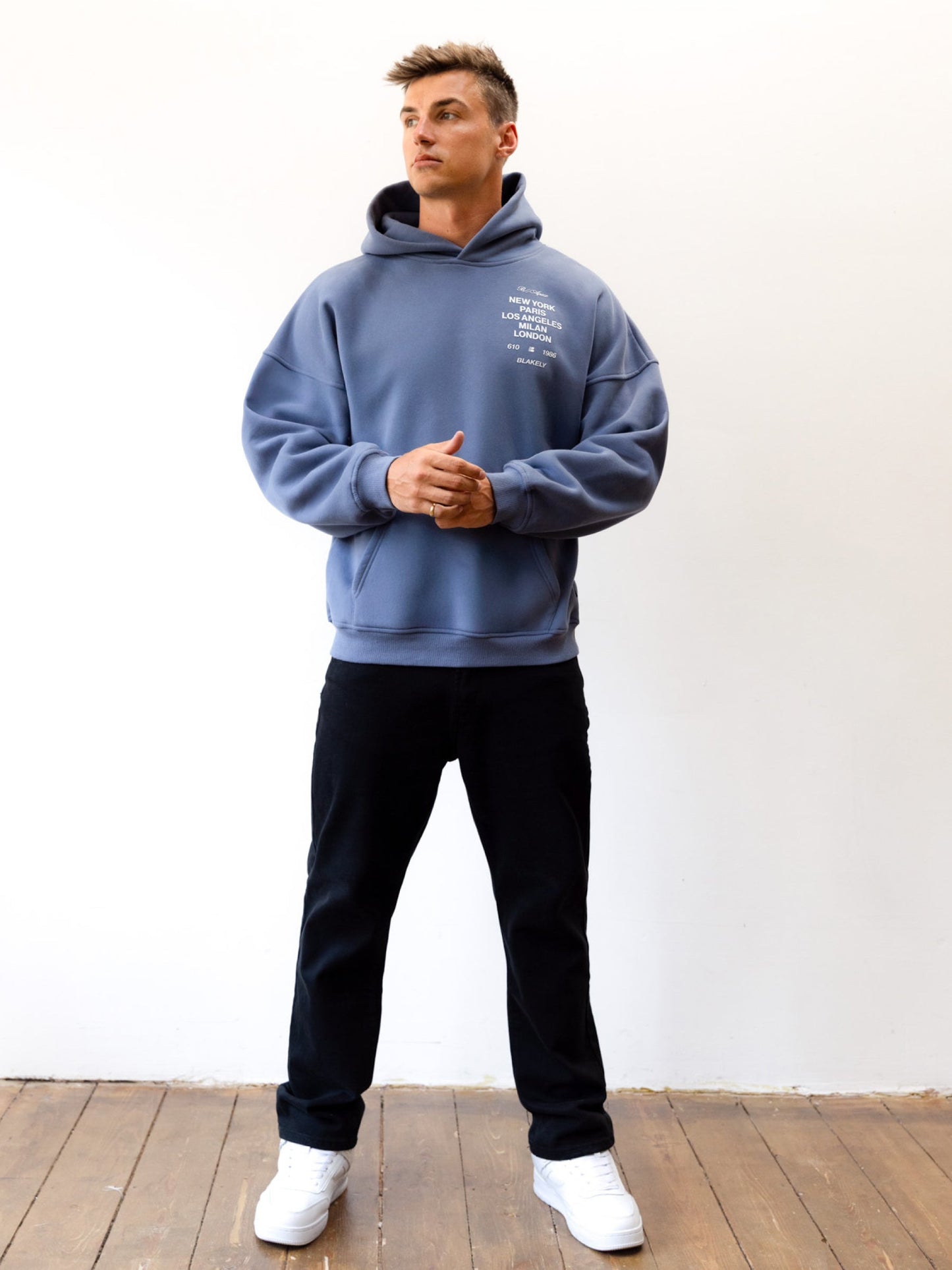 Apex 610 Relaxed Hoodie - Dusty Blue