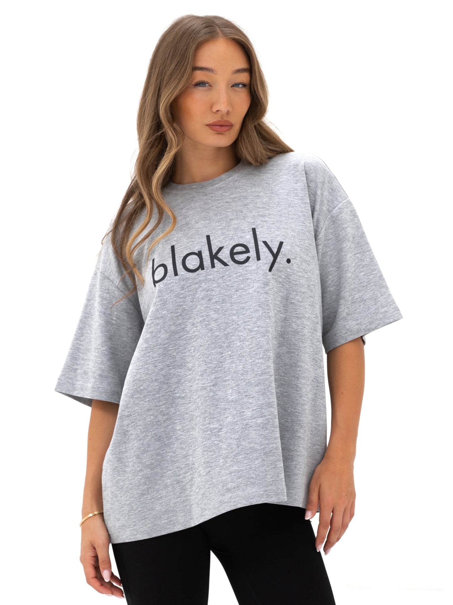 Logo Ultra Oversized T-Shirt - Marl Grey