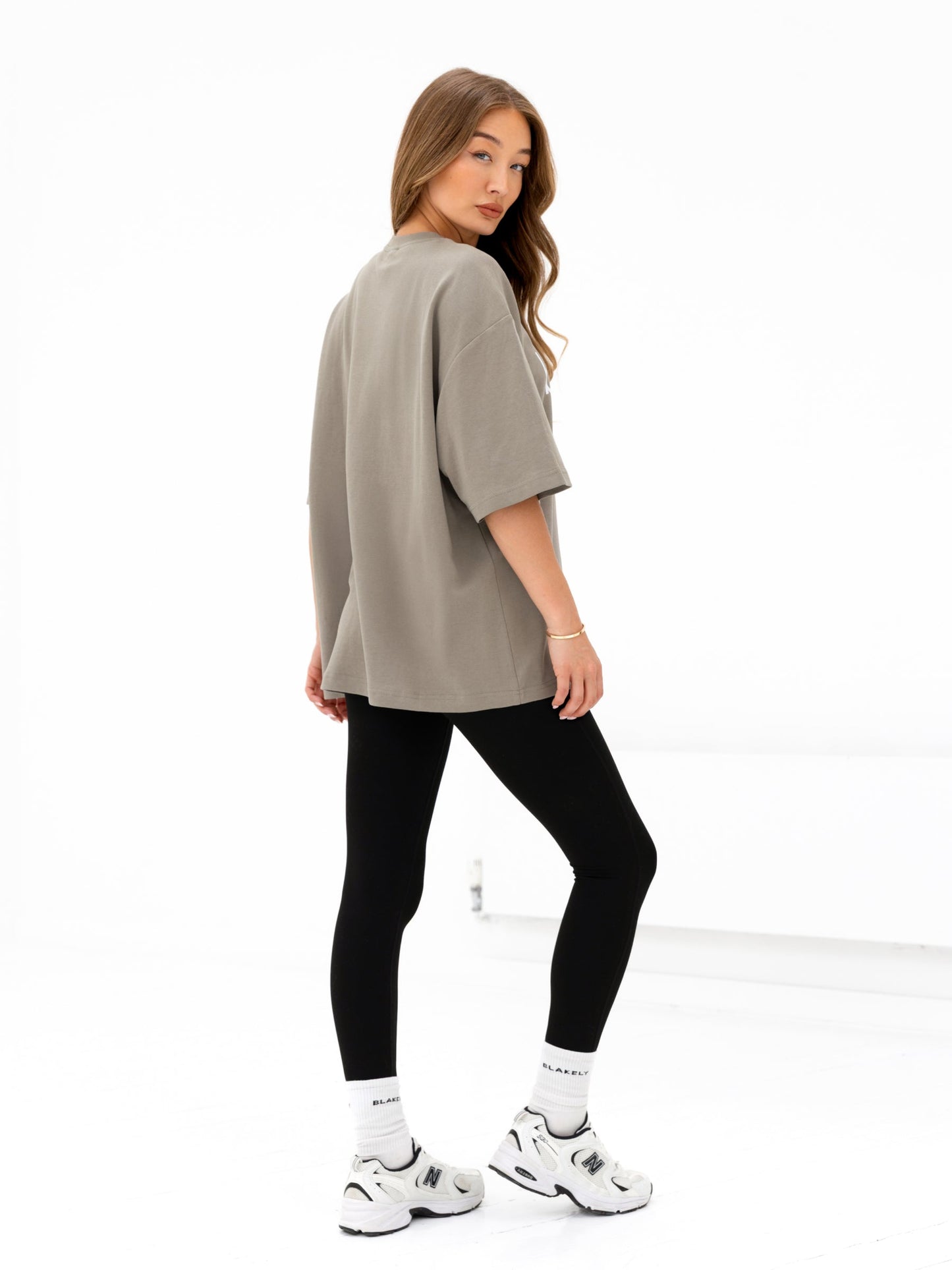 Logo Ultra Oversized T-Shirt - Washed Khaki