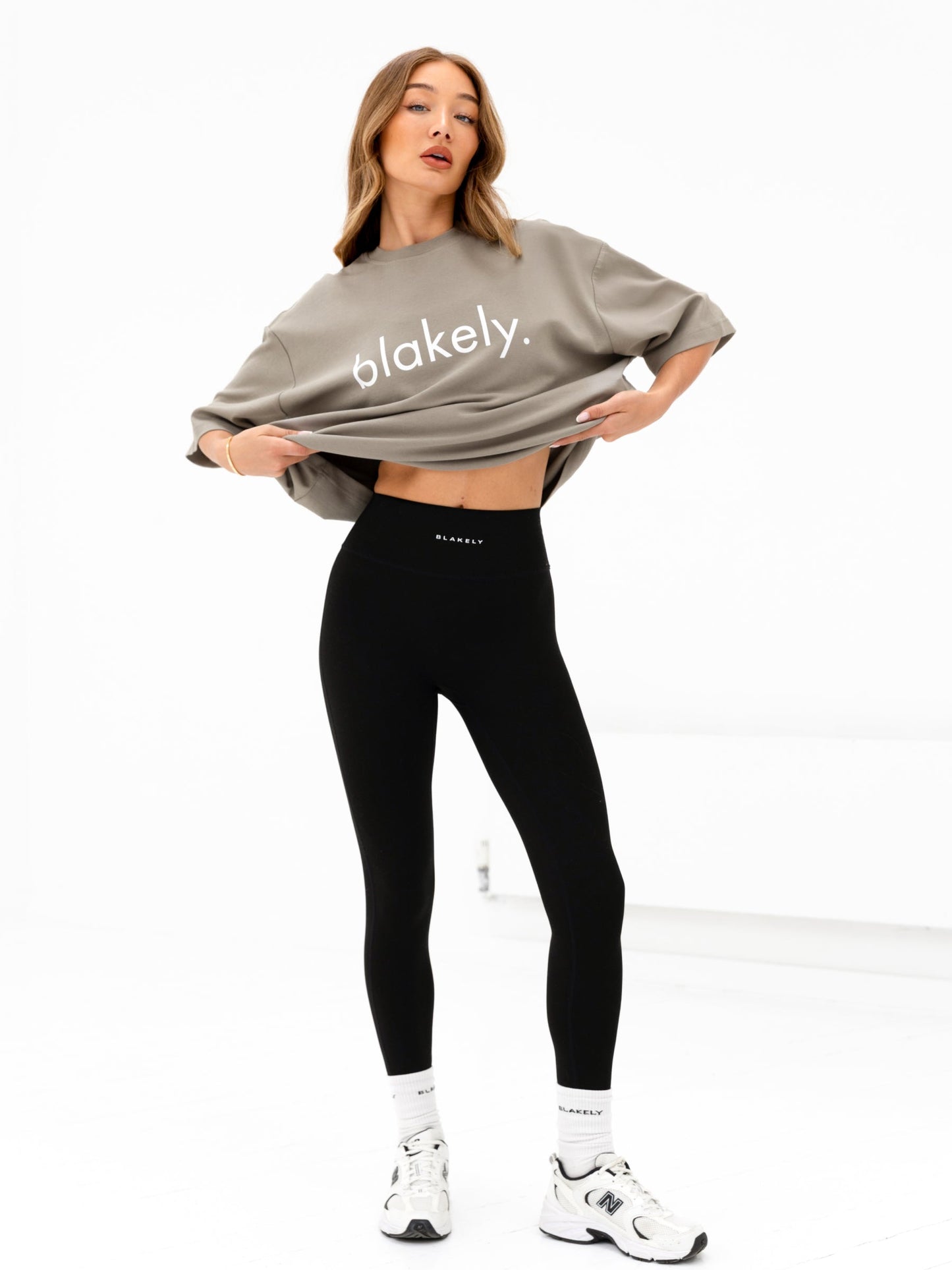 Logo Ultra Oversized T-Shirt - Washed Khaki