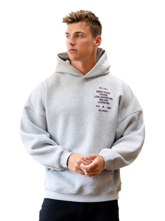 Apex 610 Relaxed Hoodie - Marl Grey