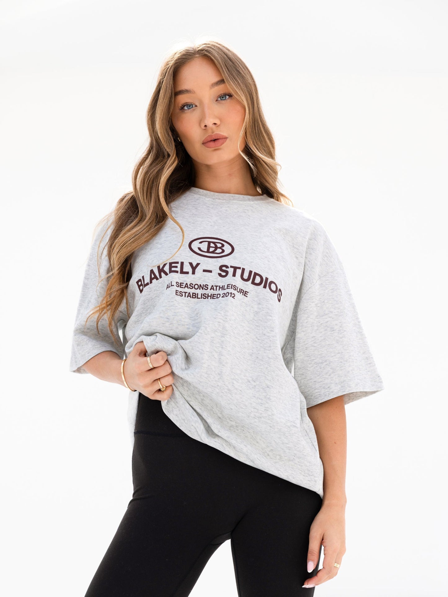 Madison Ultra Oversized T-Shirt - Marl White