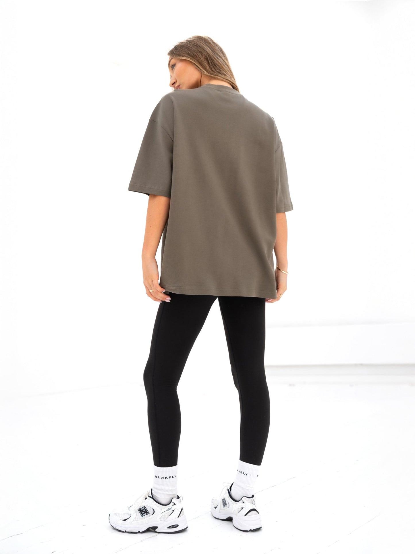 Madison Ultra Oversized T-Shirt - Khaki Brown
