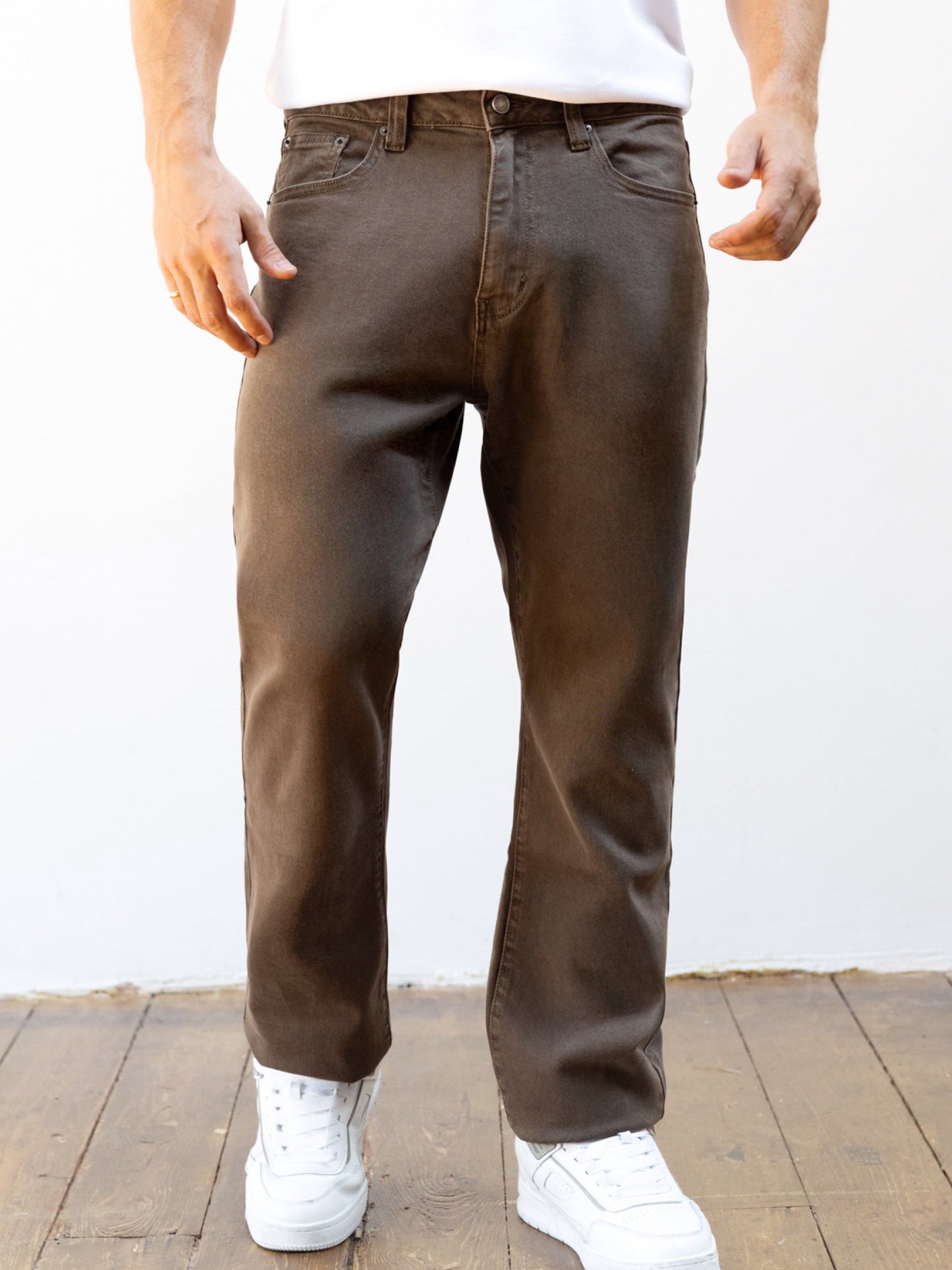 Vol.15 Loose Fitting Jeans - Brown