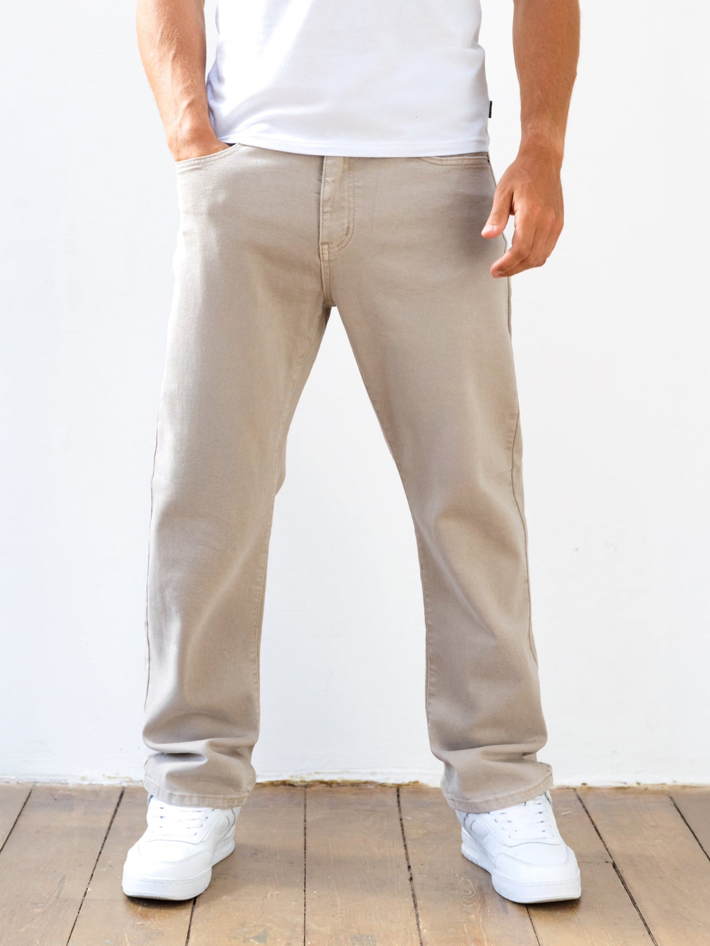 Vol.15 Loose Fitting Jeans - Tan