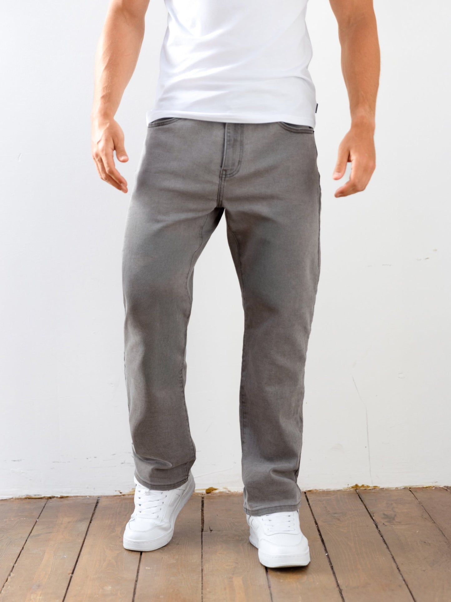 Vol.15 Loose Fitting Jeans - Grey