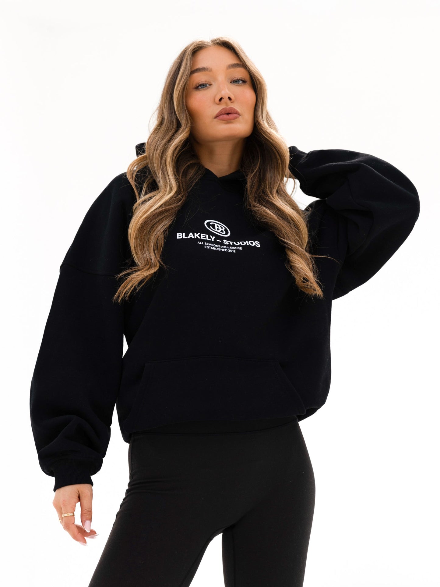 Madison Oversized Hoodie - Black