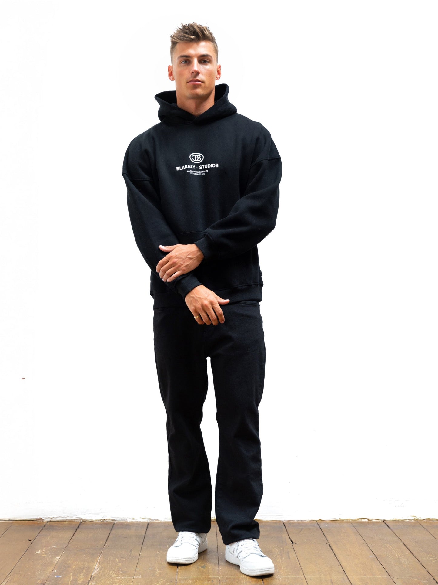 Mercer Relaxed Hoodie - Black