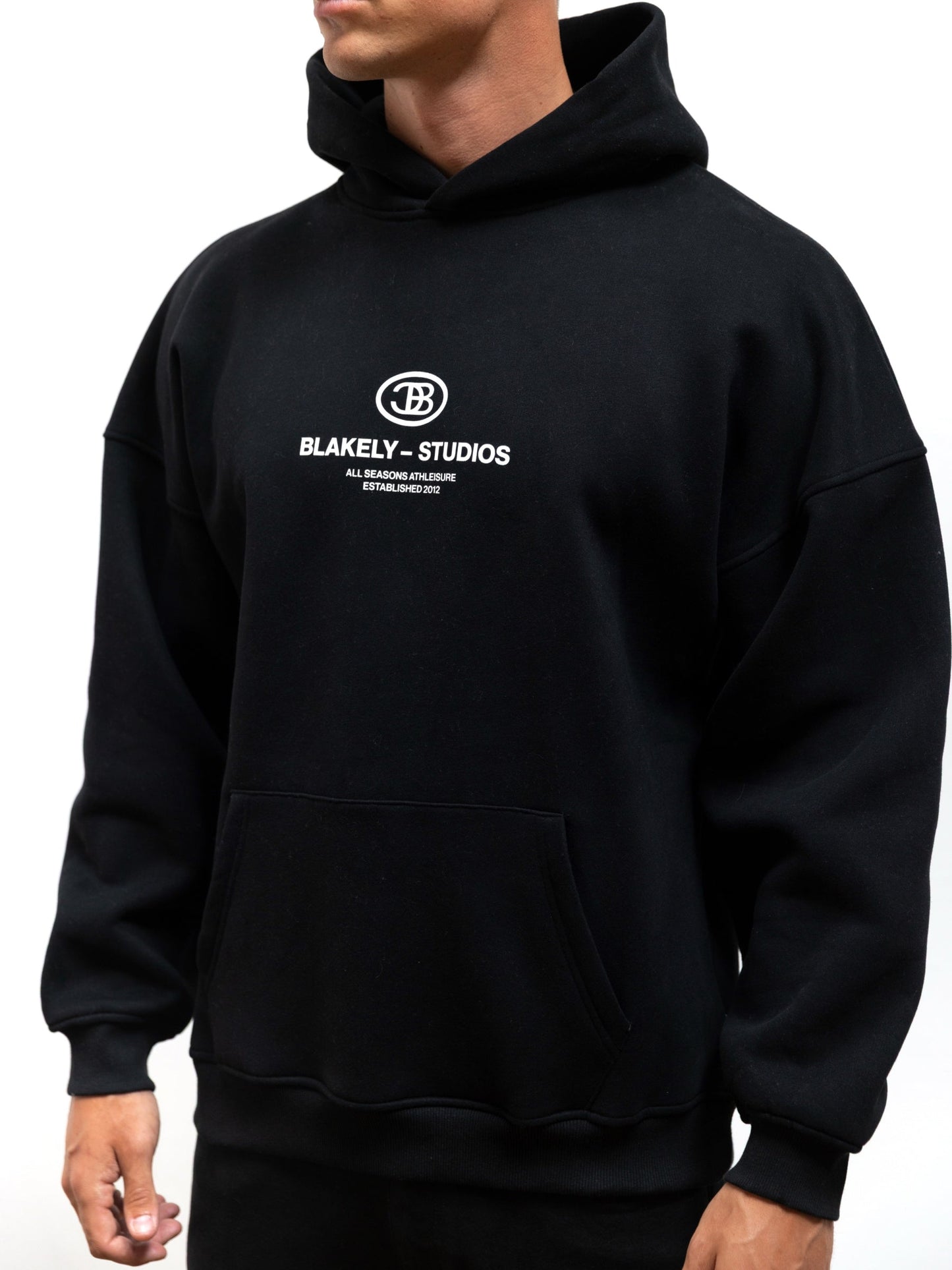 Mercer Relaxed Hoodie - Black