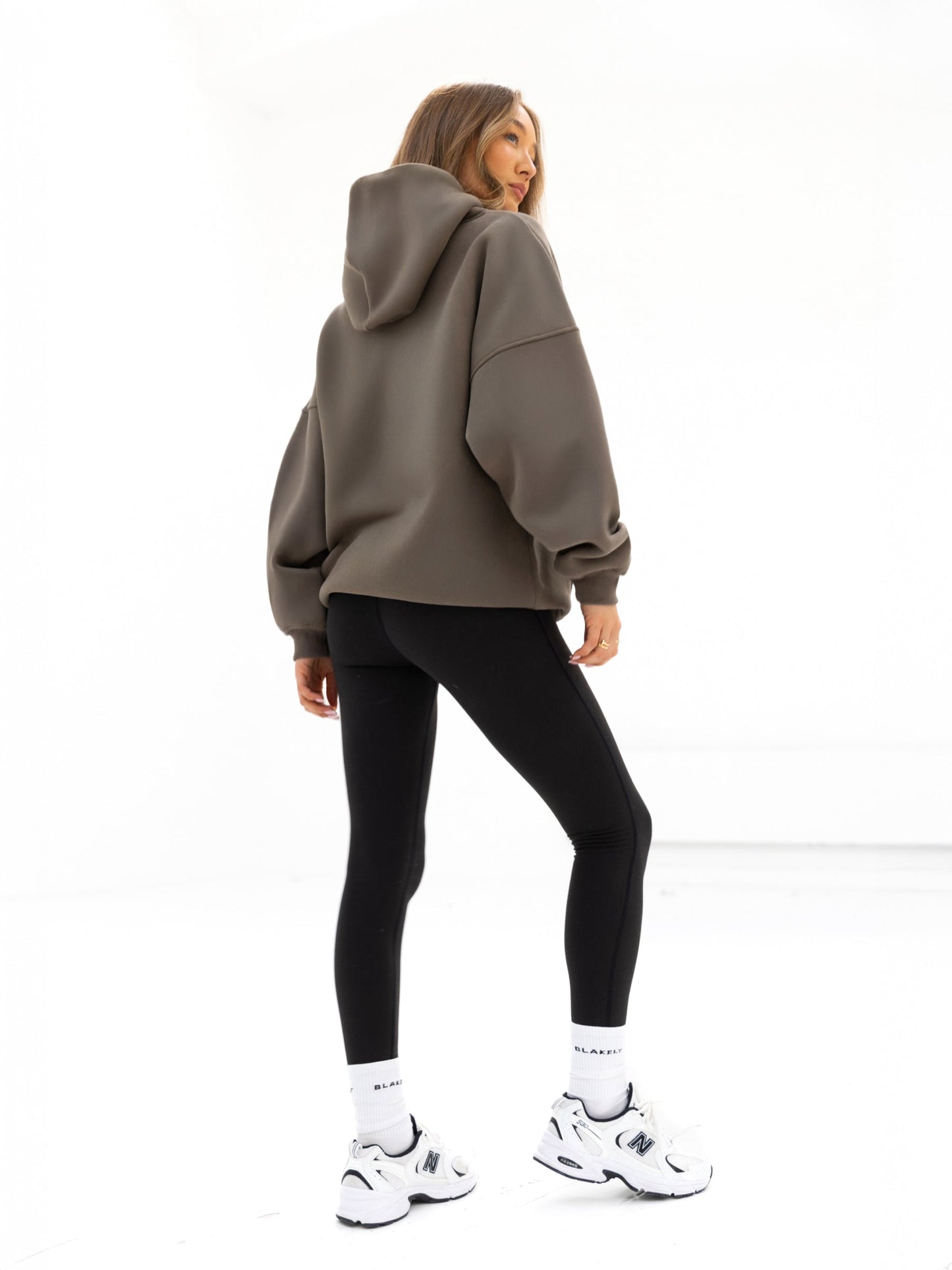Madison Oversized Hoodie - Khaki Brown