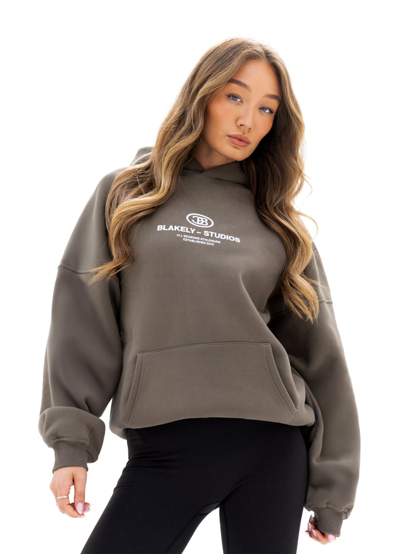 Madison Oversized Hoodie - Khaki Brown