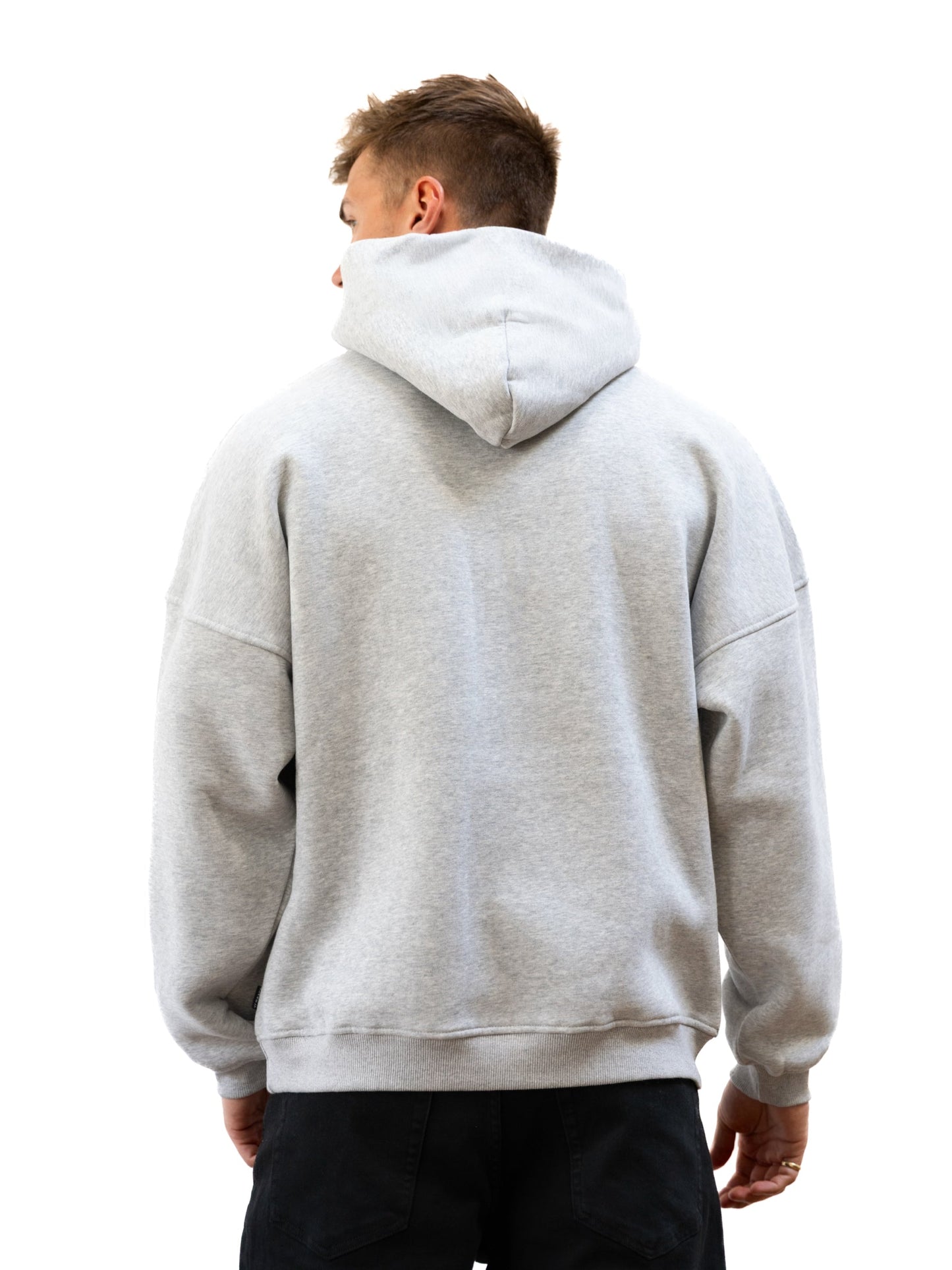 Sami Relaxed Hoodie - Marl Grey