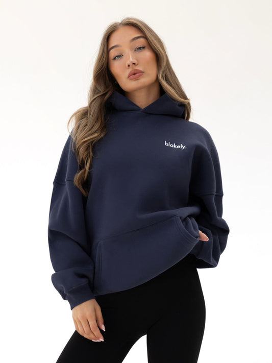 Sami Oversized Hoodie - True Navy