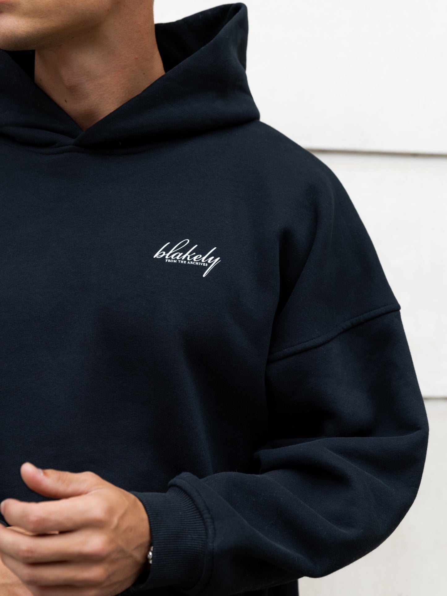 Austin Relaxed Hoodie - Black