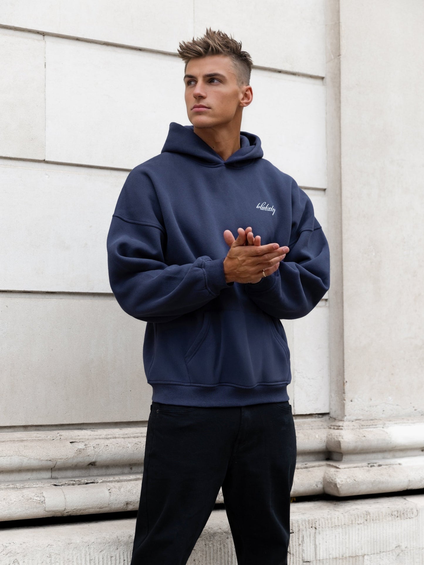 Austin Relaxed Hoodie - True Navy