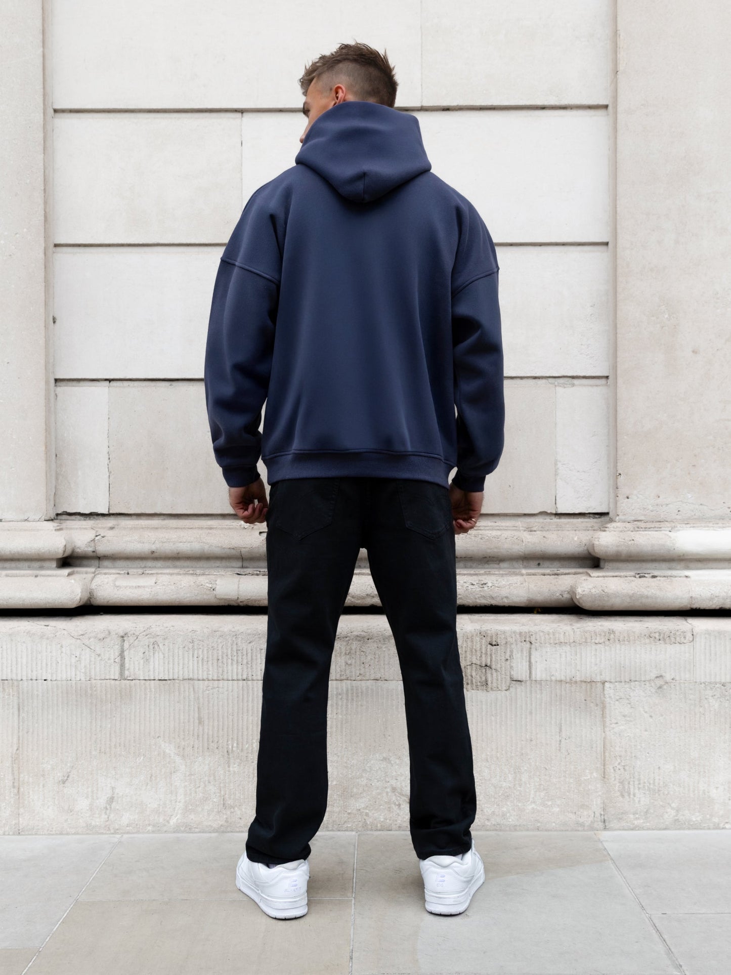 Austin Relaxed Hoodie - True Navy