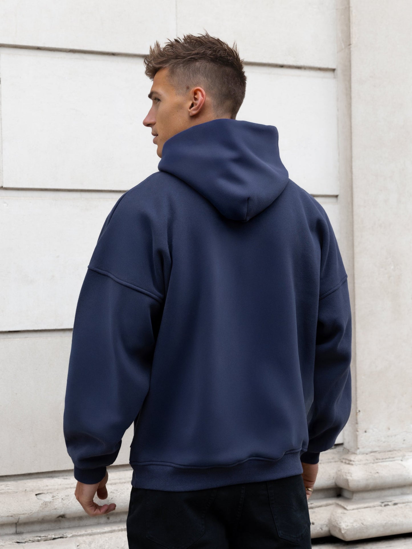 Austin Relaxed Hoodie - True Navy