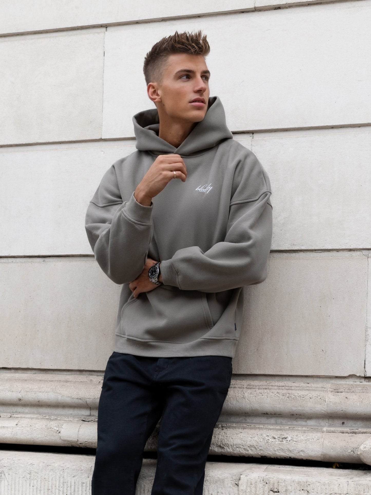 Austin Relaxed Hoodie - Safari Green