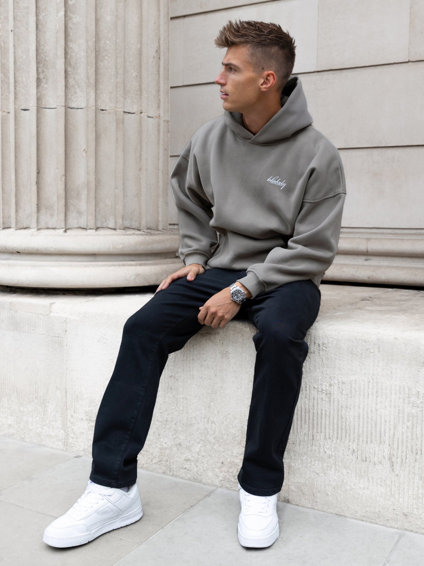 Austin Relaxed Hoodie - Safari Green